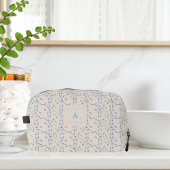 Kaskadieren von Blume Blau und Rosa Waschbeutel