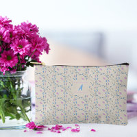 Kaskadieren von Blume Blau und Rosa