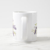 Kaskadieren von IV und zarten Daisy Petals Jumbo-Tasse (Rückseite)