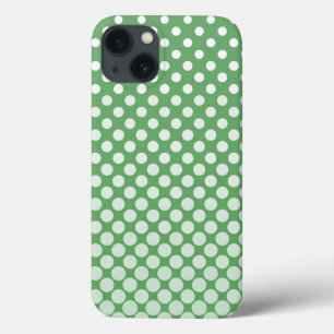 Kaskadieren weißer Kreise auf Kalkgrün Case-Mate iPhone Hülle