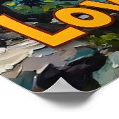 Kaskadierende Akkorde: Harmonie der Bären Poster (Ecke)