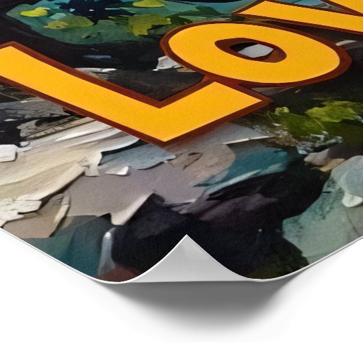 Kaskadierende Akkorde: Harmonie der Bären Poster (Ecke)