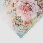 Kaskadierende Blume für gemischte Medien Seidenpapier (Ausschnitt)