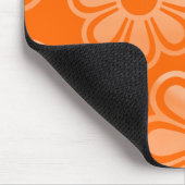 Kaskadierende Blume - Orange Mousepad (Ecke)