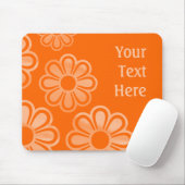 Kaskadierende Blume - Orange Mousepad (Mit Mouse)