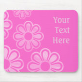 Kaskadierende Blume - Rosa Mousepad (Vorne)