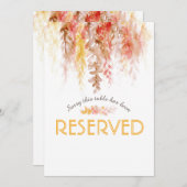 Kaskadierende, braun-orange Aquarell vorbehalten (Vorne/Hinten)