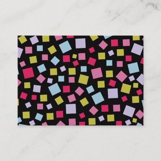 Kaskadierende Farben II Visitenkarte (Vorderseite)