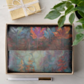 Kaskadierende Herbstblätter, farbenfrohe Fallgesta Seidenpapier (Geschenk)