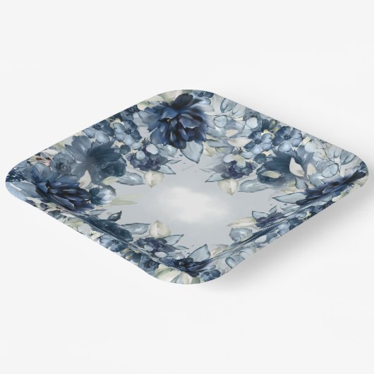 Kaskadierende Hochzeitsfeier Pappteller (Gewinkelt)