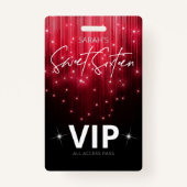 Kaskadierende Lichter süß 16 rot ID790 Ausweis (Rückseite)