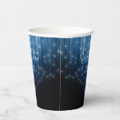Kaskadierende Lichter Sweet 16 Blue ID790 Pappbecher (Rechts)