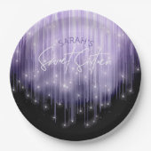 Kaskadierende Lichter Sweet 16 Violet ID790 Pappteller (Vorderseite)