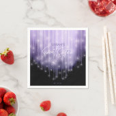 Kaskadierende Lichter Sweet 16 Violet ID790 Serviette (Beispiel)