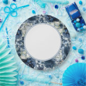 Kaskadierende Peonies Hochzeit 9 Zoll Abendessen P Pappteller (Party)