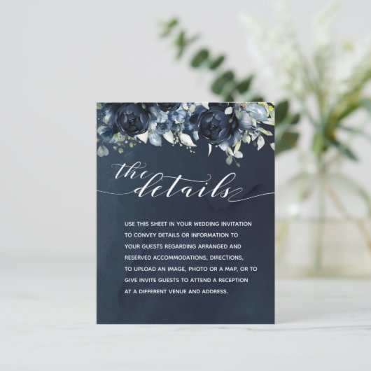 Kaskadierende Peonies Hochzeitdetails (Stehend Vorderseite)