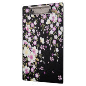 Kaskadierende rosa Blume Klemmbrett (Links)