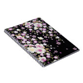 Kaskadierende rosa Blume Notizblock (Rechte Seite)