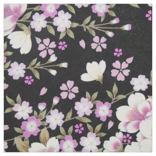 Kaskadierende rosa Blume Stoff (Muster)