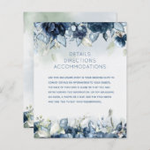 Kaskadierende Rose Hochzeitsdetails Unterkünfte (Vorne/Hinten)