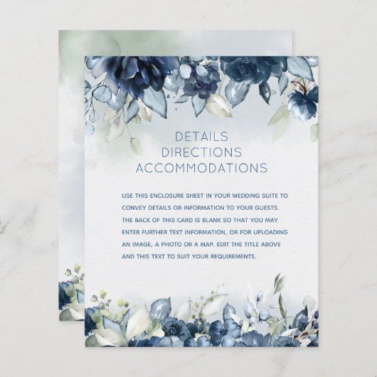 Kaskadierende Rose Hochzeitsdetails Unterkünfte (Vorne/Hinten)