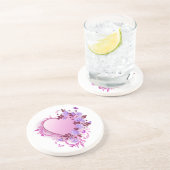 Kaskadierende Rose Untersetzer (Seite)