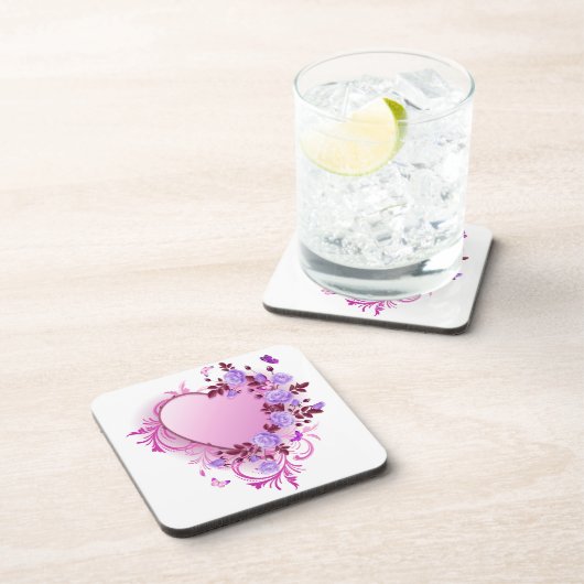 Kaskadierende Rose Untersetzer (Rechte Seite)