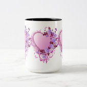 Kaskadierende Rose Zweifarbige Tasse (Mittel)