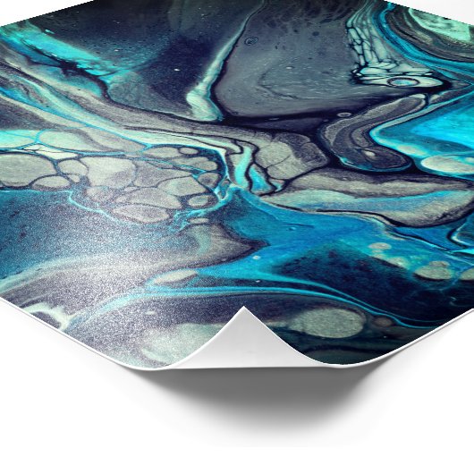 Kaskadierende Träume 1 Fotodruck (Ecke)