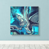 Kaskadierende Träume 1 Leinwanddruck (Insitu (Holzboden))