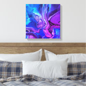 Kaskadierende Träume 3 Leinwanddruck (Insitu (Schlafzimmer))