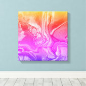 Kaskadierende Träume 4 Leinwanddruck (Insitu (Holzboden))