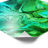 Kaskadierende Träume 5 Fotodruck (Ecke)