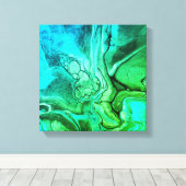 Kaskadierende Träume 5 Leinwanddruck (Insitu (Holzboden))