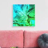 Kaskadierende Träume 5 Leinwanddruck (Insitu (Wohnzimmer))