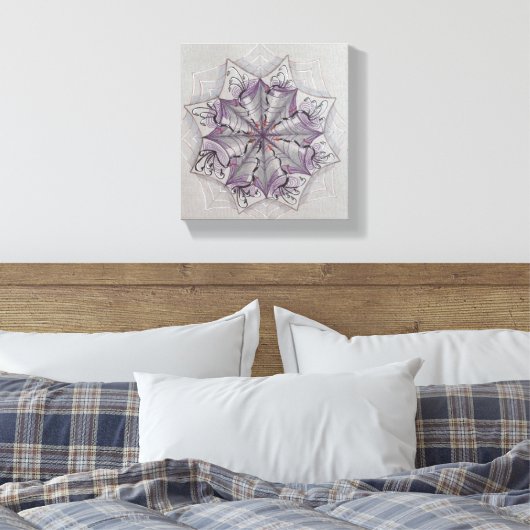 Kaskadierende Träume Leinwanddruck (Insitu (Schlafzimmer))