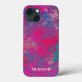 Kaskadierendes farbabstraktes Entwurfsmuster Case-Mate iPhone Hülle (Rückseite)