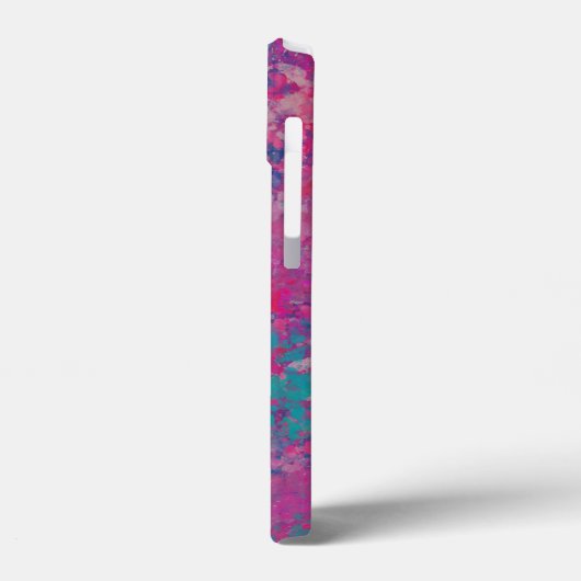 Kaskadierendes farbabstraktes Entwurfsmuster Case-Mate iPhone Hülle (Rückseite / Links)