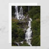 KaskadierenVolefossen Wasserfall Dankeskarte (Vorne/Hinten)