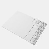 Kaskadierenzweiheit Fußmatte (Schrägansicht)