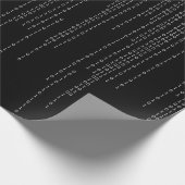 Kaskadierenzweiheit Geschenkpapier (Ecke)