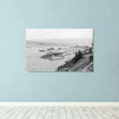 Kaskadierte Schlösser auf der Columbia River-Fotog Leinwanddruck (Insitu (Holzboden))