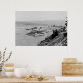 Kaskadierte Schlösser auf der Columbia River-Fotog Poster (Küche)
