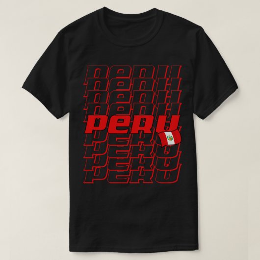 Kaskadierter Text 1 T-Shirt (Design vorne)