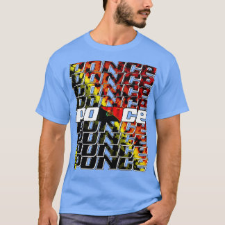 Kaskadierter Text 4 T-Shirt