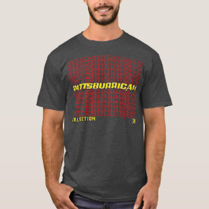 Kaskadierter Text der Pittsburrican-Sammlung 1 T-Shirt