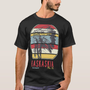 Kaskaskia Native Amerikanische Ureinwohner Respekt T-Shirt