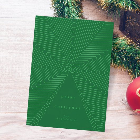 KASKATER CHRISTMAS TREIBSTAR FEIERTAGSKARTE