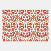 Kasky Cute Christmas Reindeer With Hot Chocolate Geschenkpapier Set (Vorderseite)