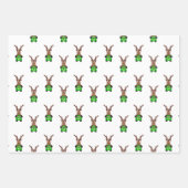 Kasky Niedlich Weihnachtsbaum Rentier Backkuchen Geschenkpapier Set (Vorderseite 3)